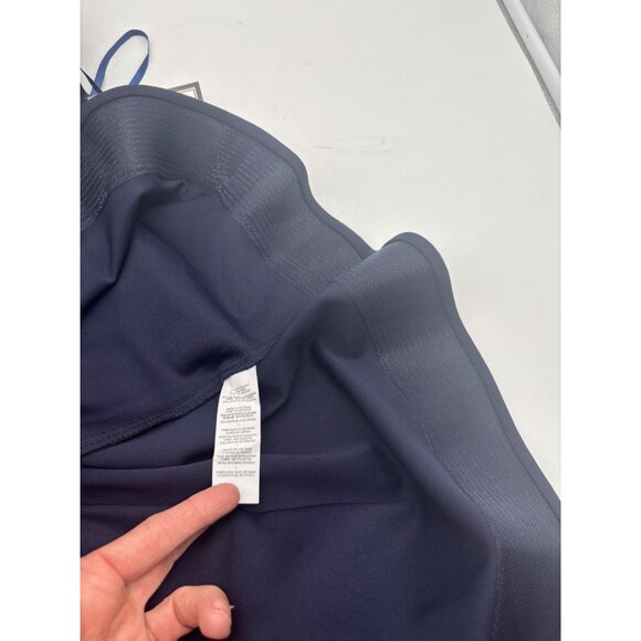 Sequin Hearts Juniors' Sequined Lace-Back Scuba Dress, Navy, Sz 1 - Picture 6 of 12